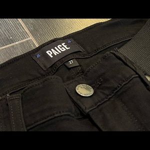 NEW Paige 27 Ultra Skinny Black Shadow maternity ankle jeans